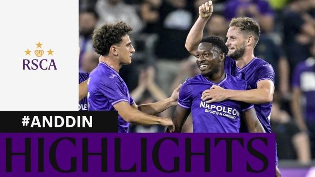 Embedded thumbnail for HIGHLIGHTS: RSC Anderlecht - Dinamo Minsk