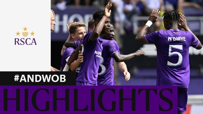 Embedded thumbnail for HIGHLIGHTS: RSC Anderlecht - VfL Wolfsburg 