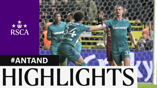 Embedded thumbnail for HIGHLIGHTS: Antwerp - RSC Anderlecht