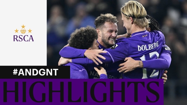 Embedded thumbnail for HIGHLIGHTS: RSC Anderlecht - KAA Gent