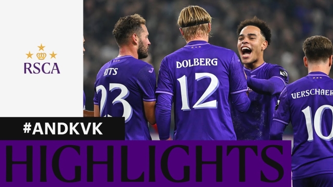 Embedded thumbnail for HIGHLIGHTS: RSC Anderlecht - KV Kortrijk