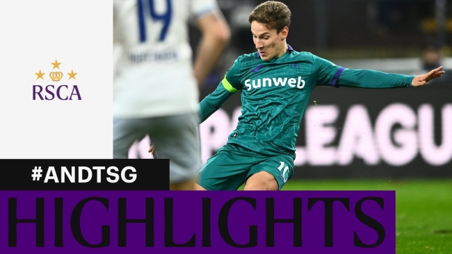 Embedded thumbnail for HIGHLIGHTS: RSC Anderlecht - Hoffenheim