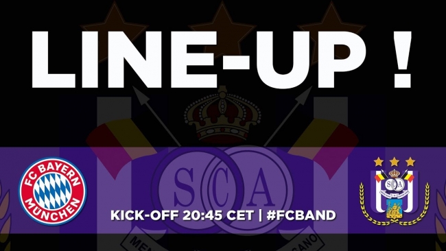 Embedded thumbnail for FC Bayern - RSCA : starting line-up !