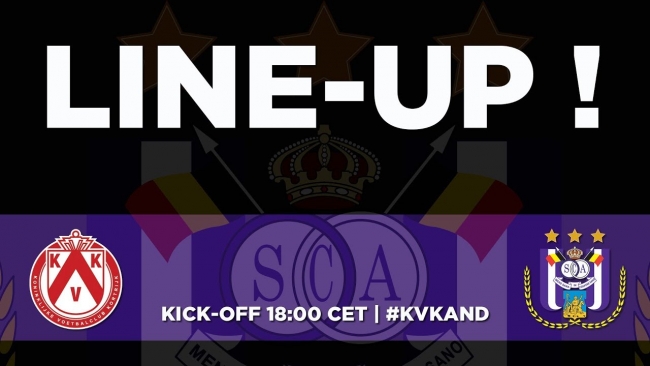 Embedded thumbnail for KV Kortrijk - #RSCA: starting line-up!