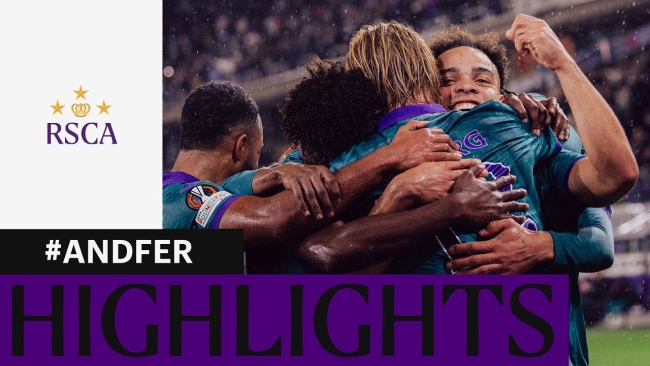 Embedded thumbnail for HIGHLIGHTS: RSC Anderlecht - Ferencvárosi TC