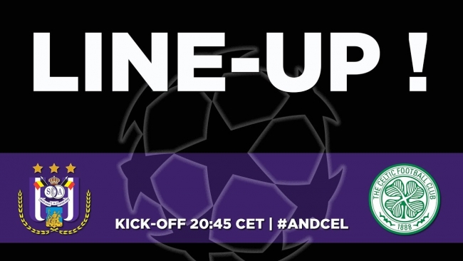 Embedded thumbnail for RSCA - Celtic FC : starting line-up!